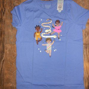 Cat & Jack Girls XL (14/16) 3 Ballet Dancer t-shirt  Girls periwinkle